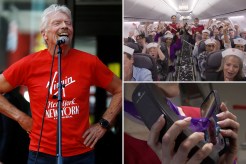 Richard Branson gifts Virgin passengers on a domestic flight a free cruise