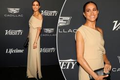 Meghan Markle stuns in $1,400 off-the-shoulder midi dress at Variety’s Power of Women event