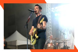 O.A.R. frontman Marc Roberge rocks out onstage.