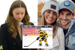 Girlfriend of ex-NHL player killed by skate blade made heartbreaking discovery after his death
