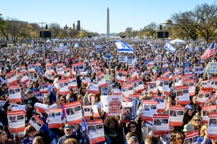 The New York City chapter of the Democratic Socialists of America called the March for Israel a "Pro-Genocide March."