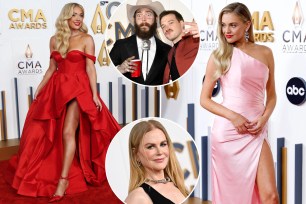 Country Music stars hit the red carpet of the 57th Annual Country Music Association Awards at the Bridgestone Arena in Nashville, Tennessee on Wednesday, November 8th, 2023. The ceremony will be hosted once again by Luke Bryan with Peyton Manning.
