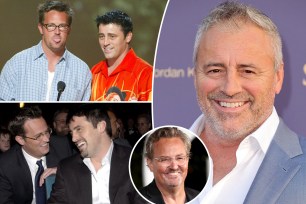 Matt LeBlanc is paying tribute to his "Friends" co-star Matthew Perry, 54, who died on Oct. 28 at home in Los Angeles.