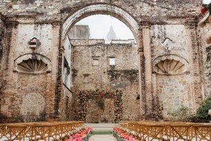 The Church of the Society of Jesus in Panama City, Panama is an exotic wedding venue choice.