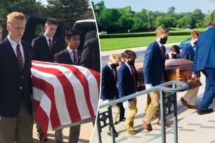 Students at the University of Detroit Jesuit School volunteer their time as pallbearers for deceased veterans left unclaimed by their families.
