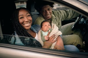 Brooklyn couple BelRaye and Tru Osborne were in for the ride of their lives after unexpectedly welcoming son Temple on the side of a NYC highway.