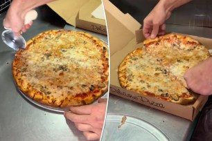Florida pizza chef Pizza Jay Ryan had margherita-lovers on edge after revealing a sneaky way to steal a piece of a customer's pie without them noticing.