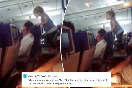 Toddler terrorizes plane passengers as parents chill out: ‘This is why I hate kids’
